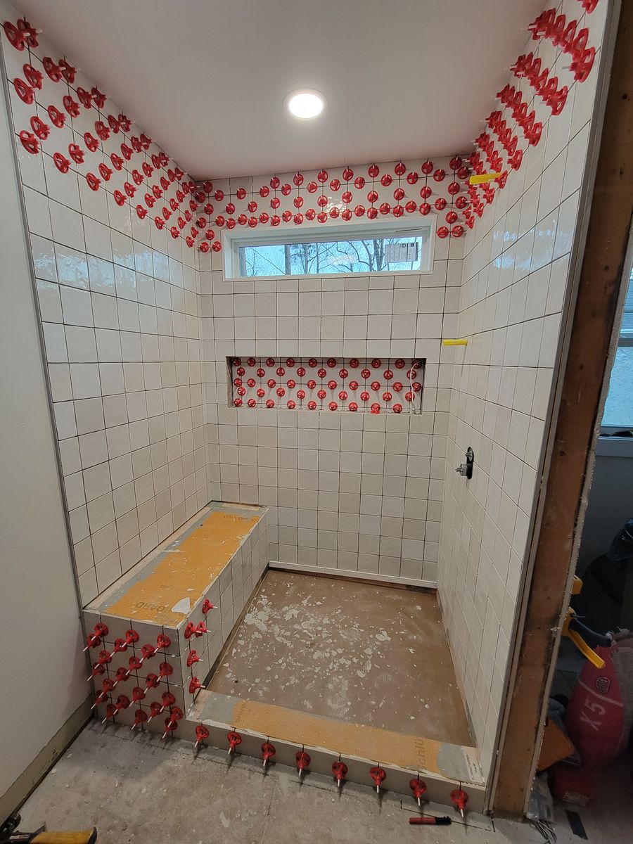 Tile Installation for GVL Renovations in Greenville, SC