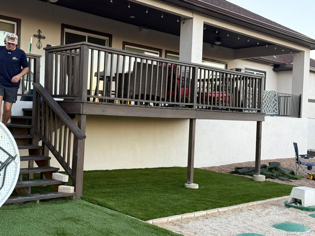 Turf Installation for Creative Edge Co. in San Antonio, TX