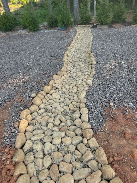 Dry River Creek for GA Supreme Landscaping in Smyrna, GA