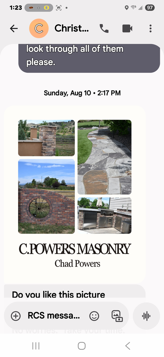 Outdoor Spaces for C. POWERS MASONRY in Loveland, CO