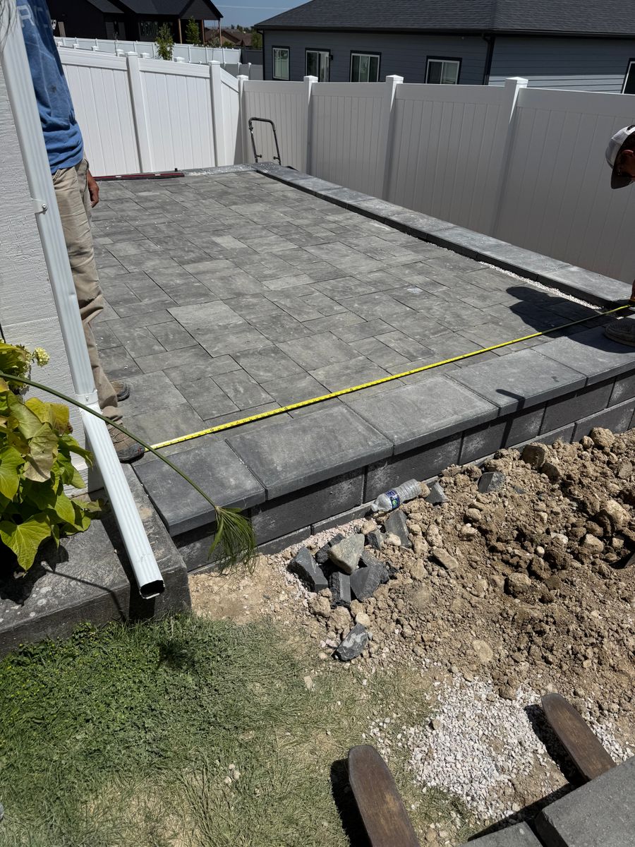 Paver Walkways and Patios for Precision Landscape in Casper, WY