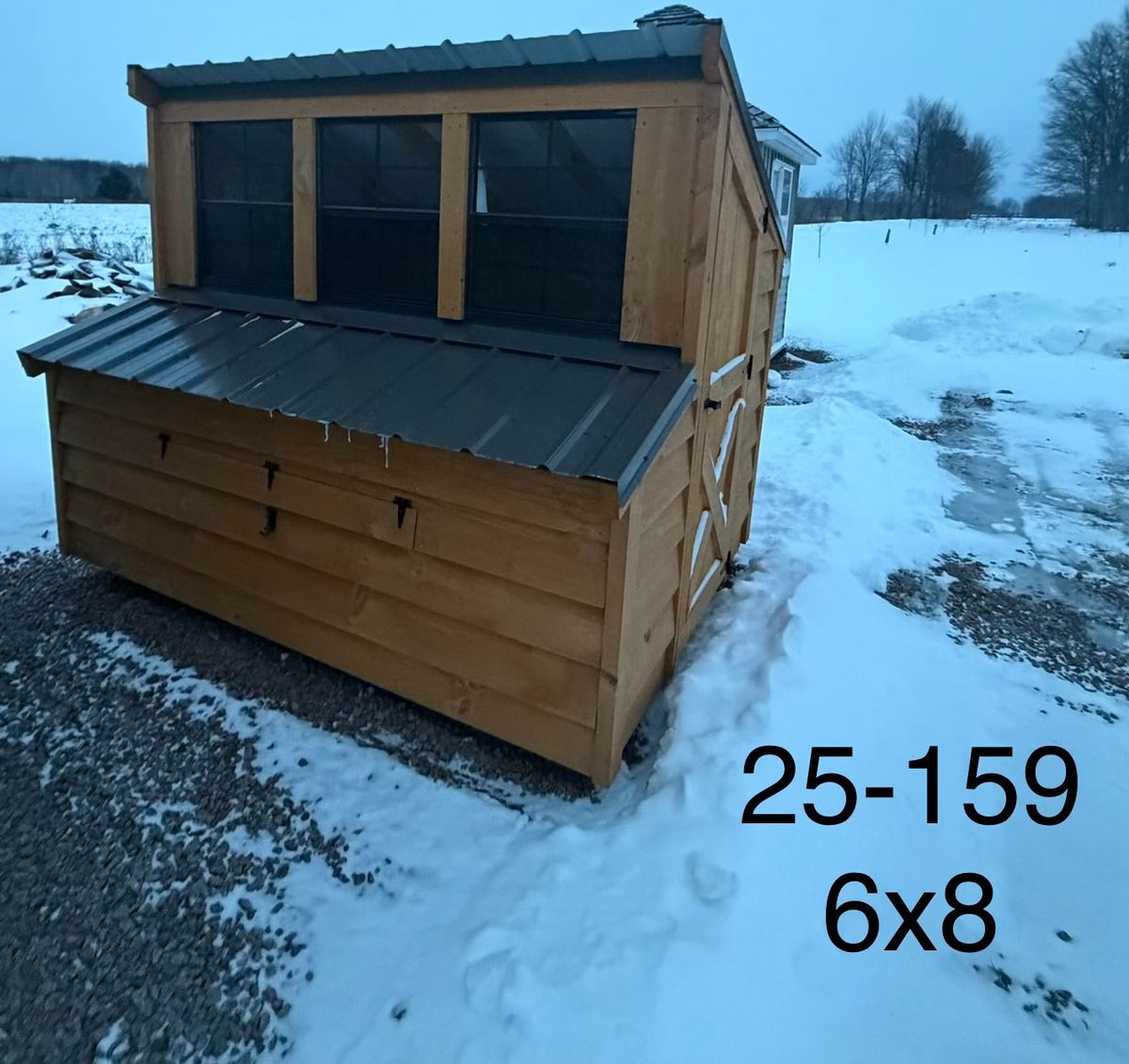 6x8 Insulated Chicken Coops for Yoder Sheds in Chili, WI