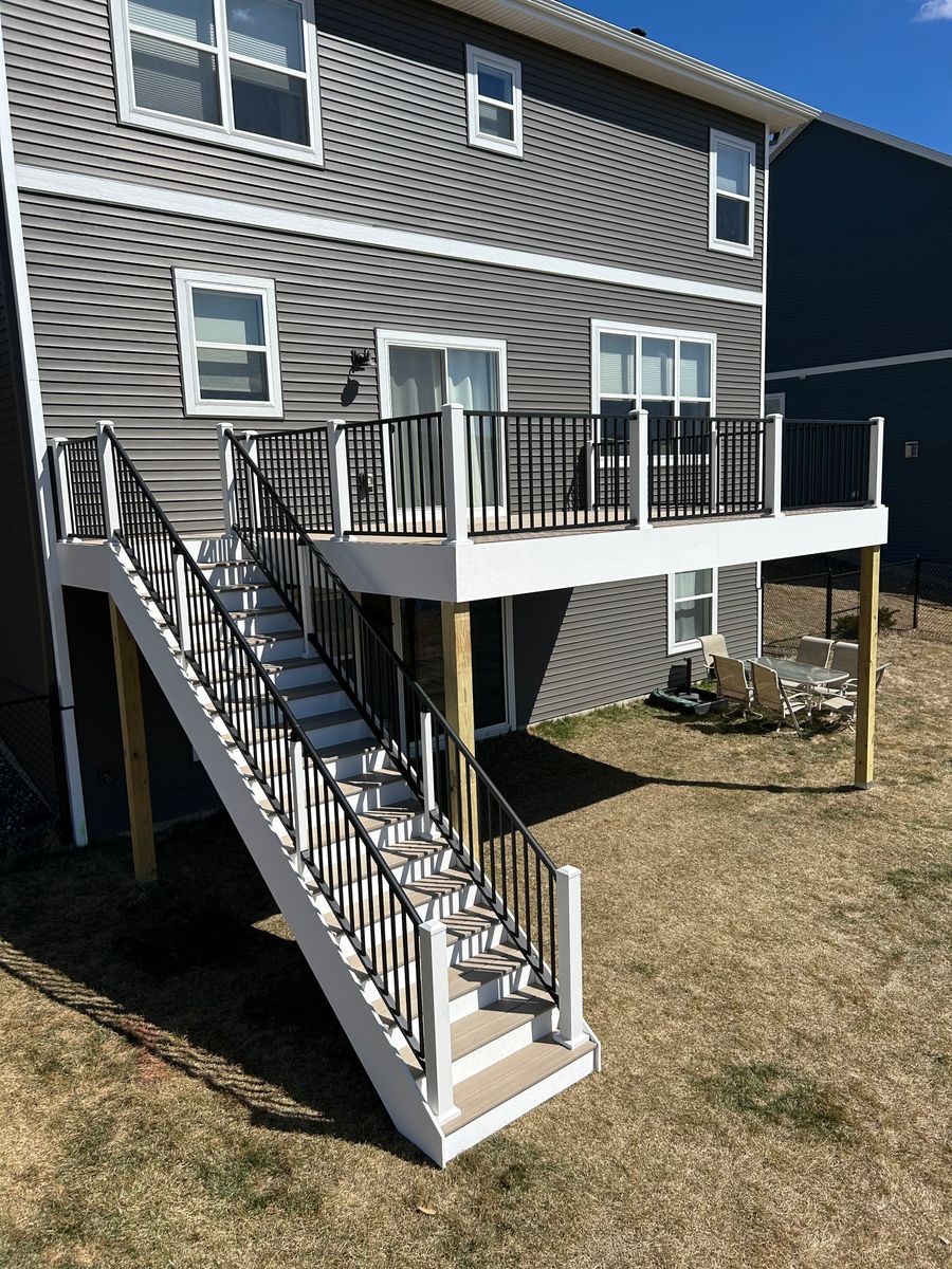 New Deck Construction for Radke Deck Works & Remodeling in Elk River,  MN