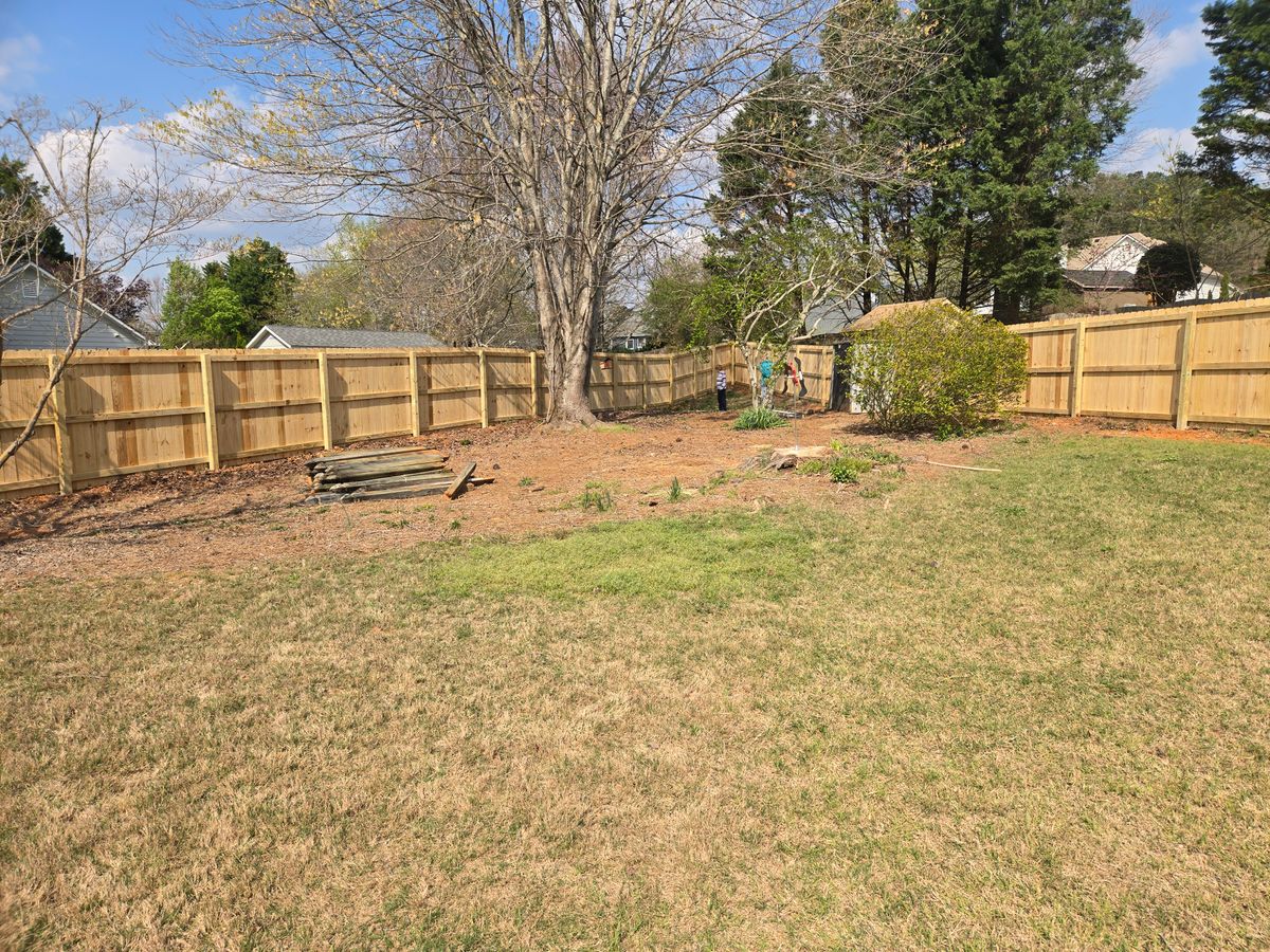 Fence Installation for Premier Fence in Marietta, GA