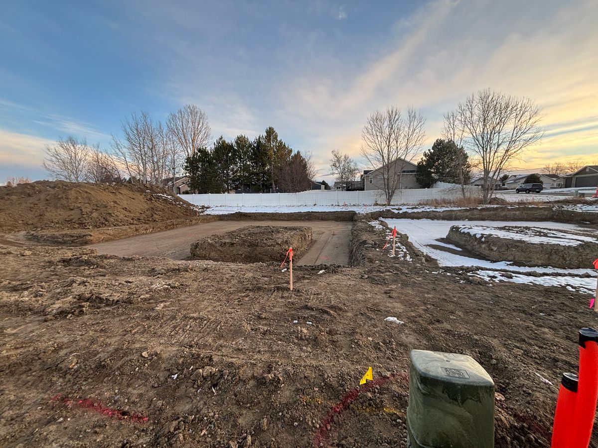 Foundation Digging for Z & S Construction in Billings Heights, MT