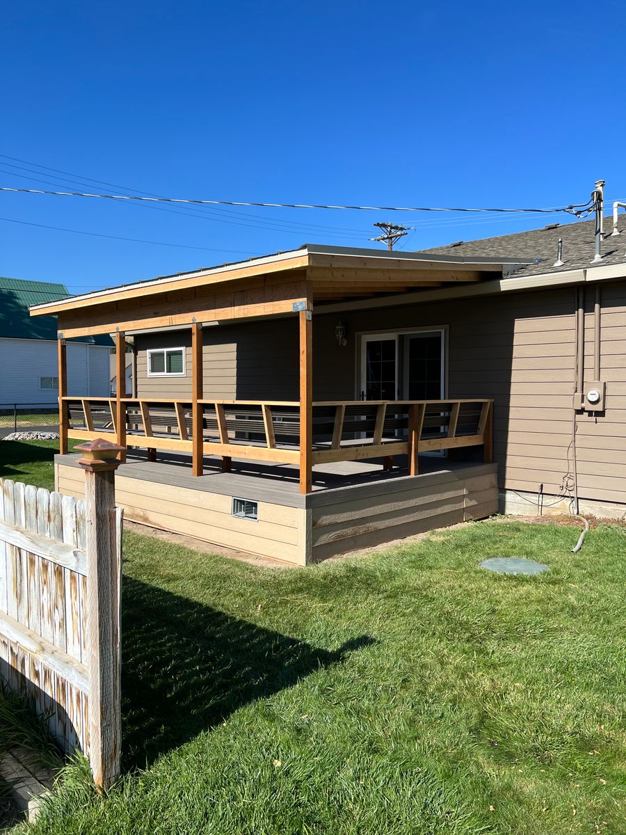 Deck & Patio Installation for Elk Creek Construction  in Stanfield, OR