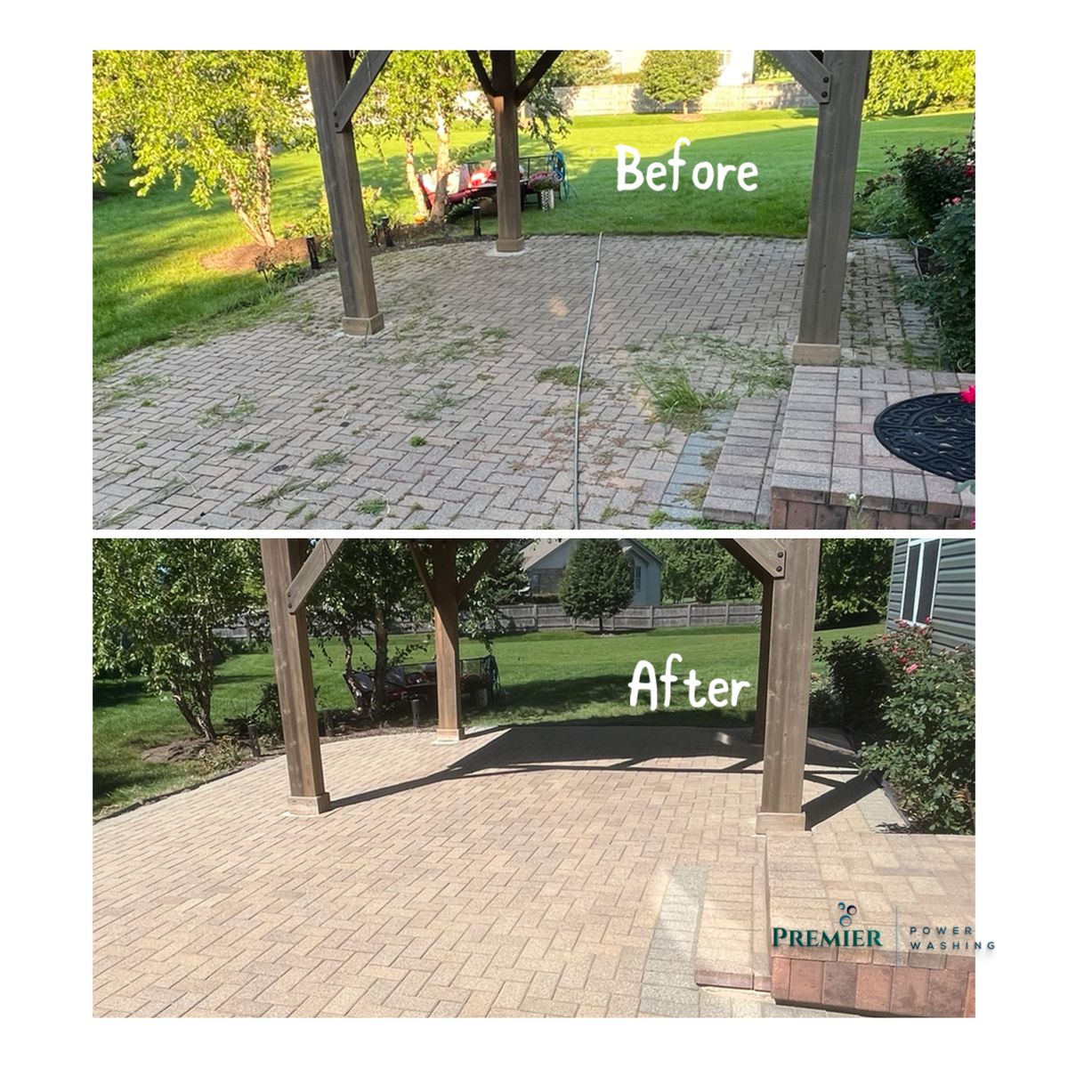 Brick Pavers Restoration for Premier Partners, LLC. in Lake County, IL