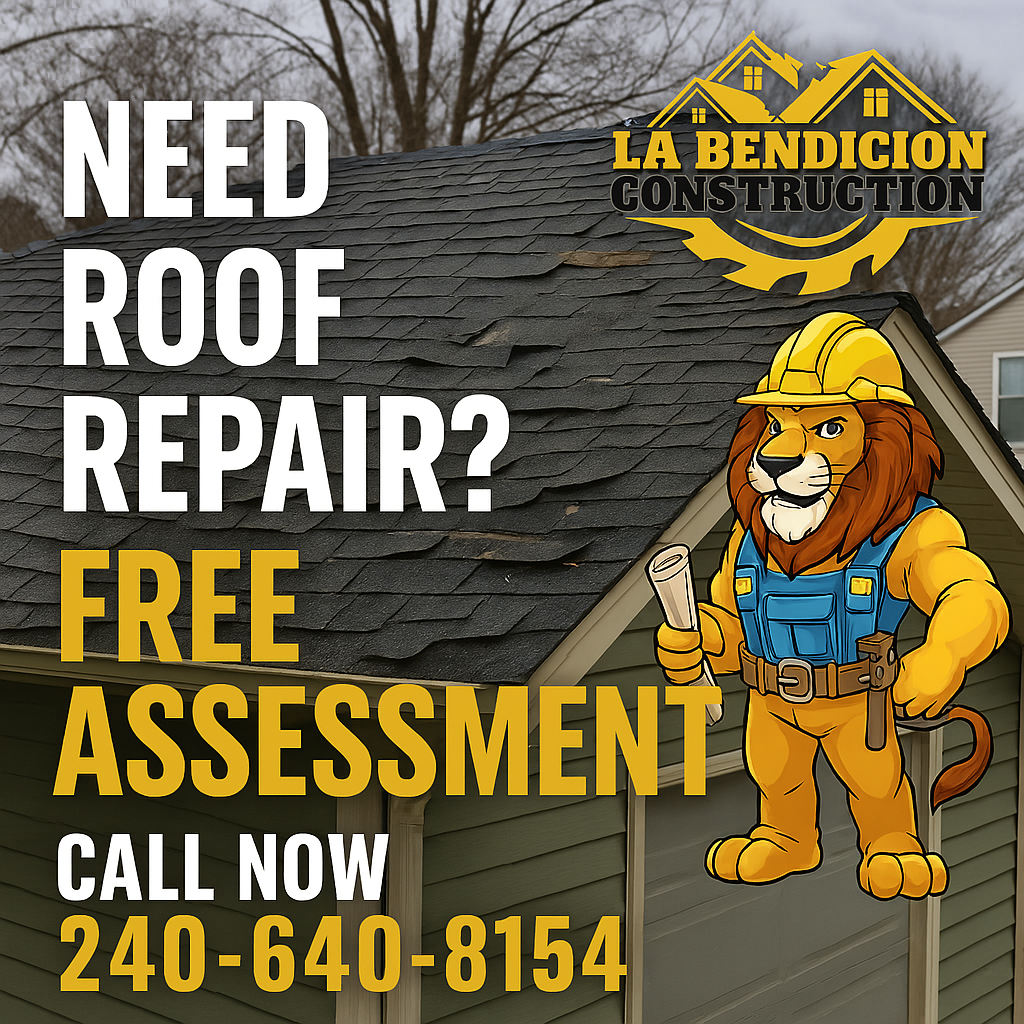 Roofing for La Bendicion Construction LLC in Annandale, VA