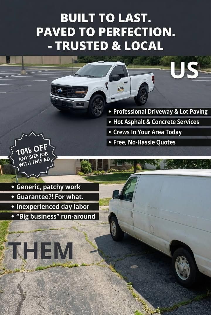 Driveway Paving for T.B.E Asphalt Paving in Spring, TX