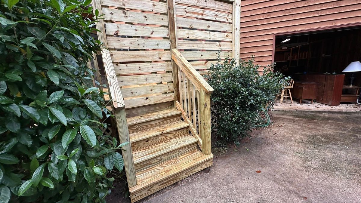 Deck Construction for Quality First Builders in Cary, NC