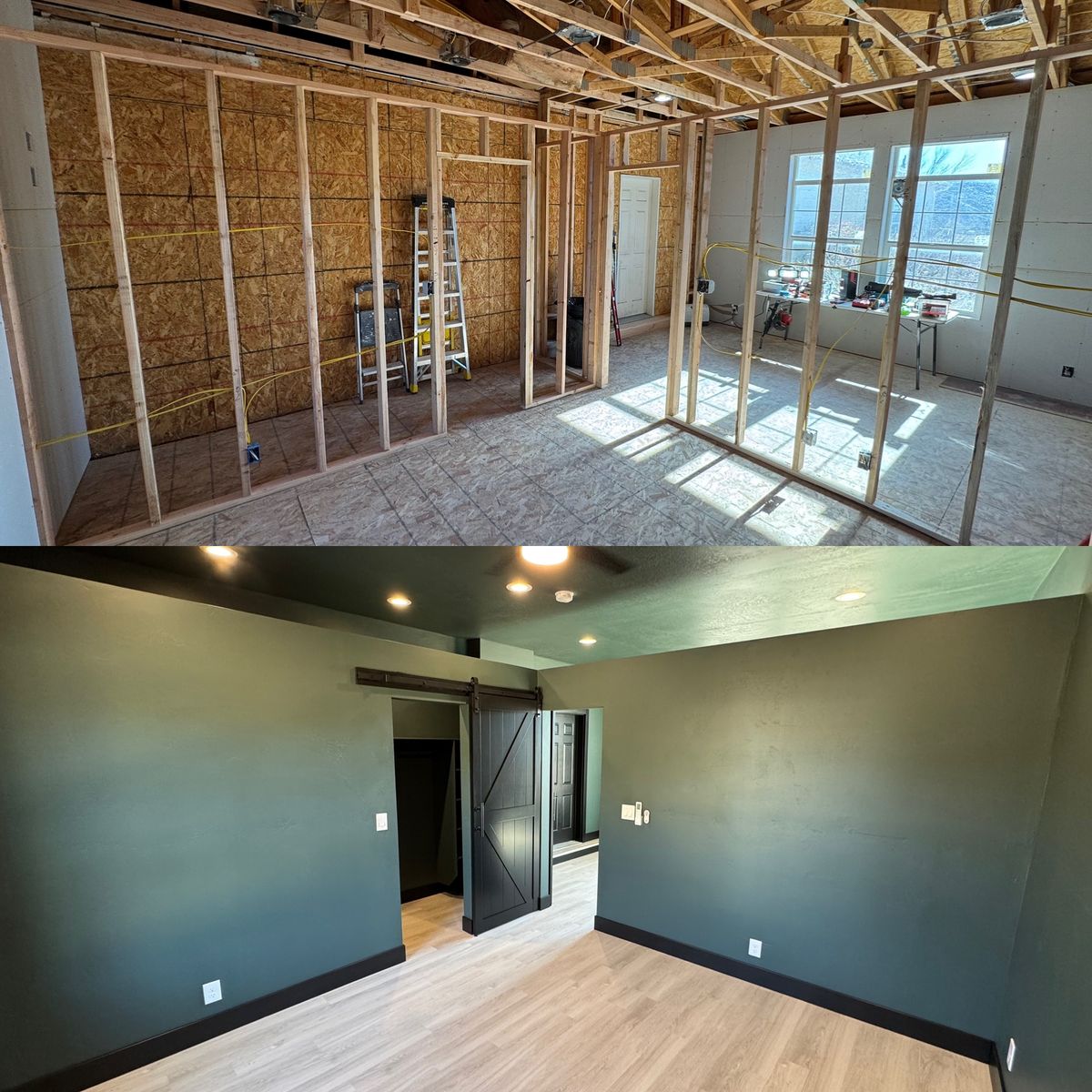 Garage Conversion for Carpentry Kings Construction in Hurricane, UT