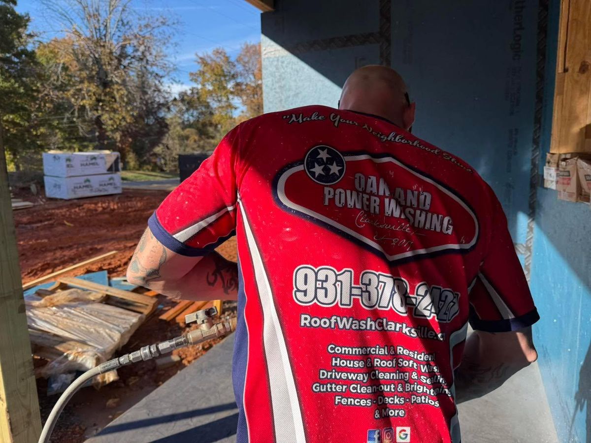 House and Roof Softwash for Oakland Power Washing in Clarksville, TN