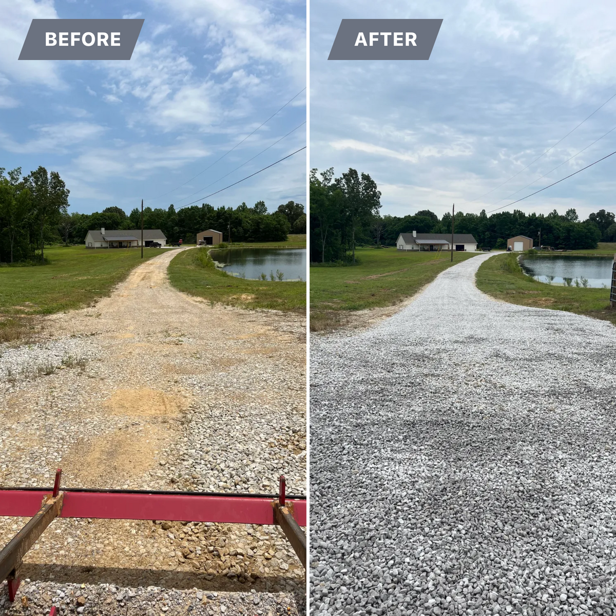 Driveway Construction for Gibby's Home and Land Services in Memphis, TN