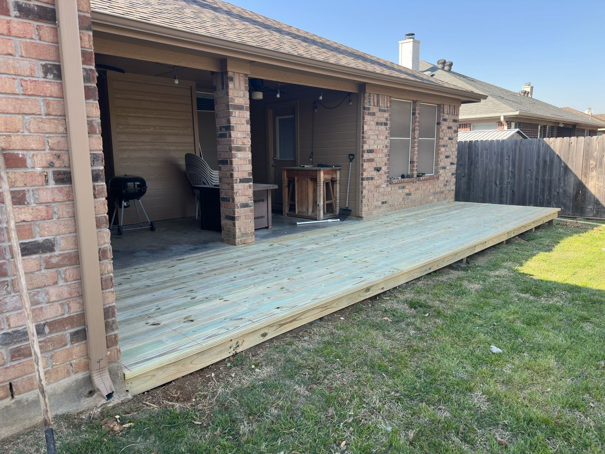 New Deck Builds for Timberline Deck and Patio LLC in Waco, TX