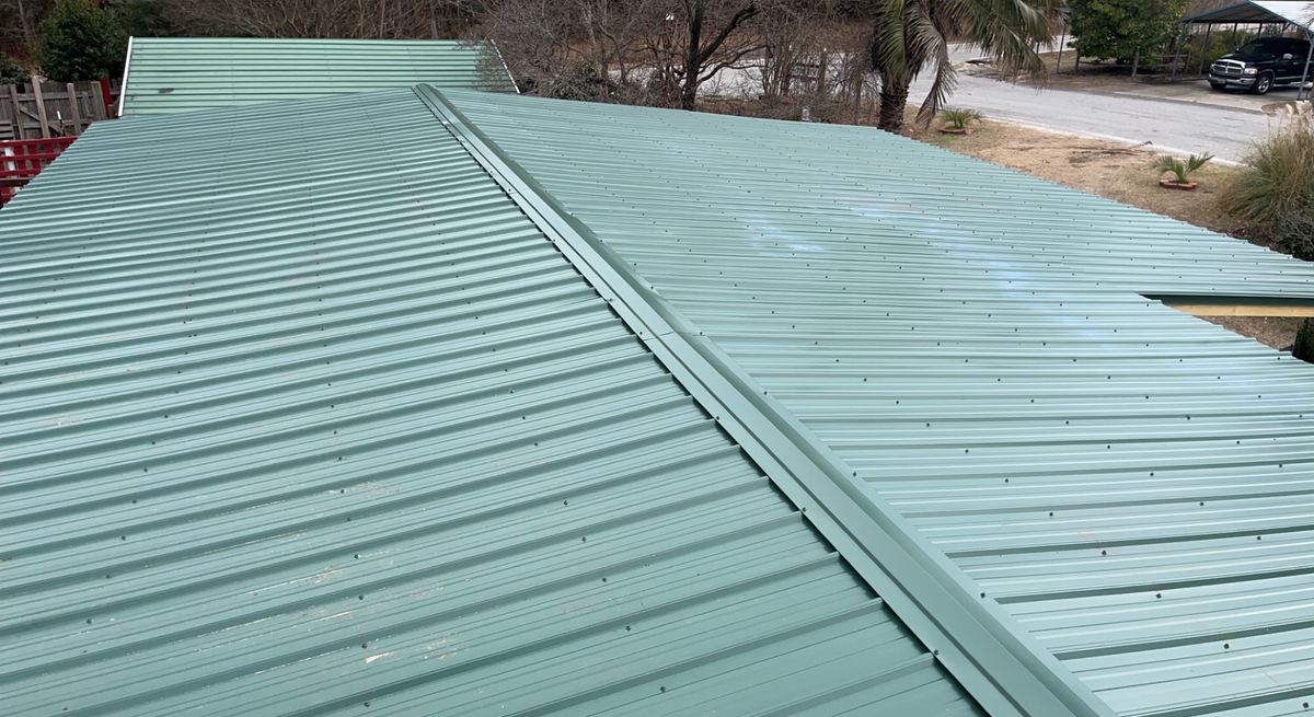 Metal Roof for JB Nealy Fence in Elgin, SC