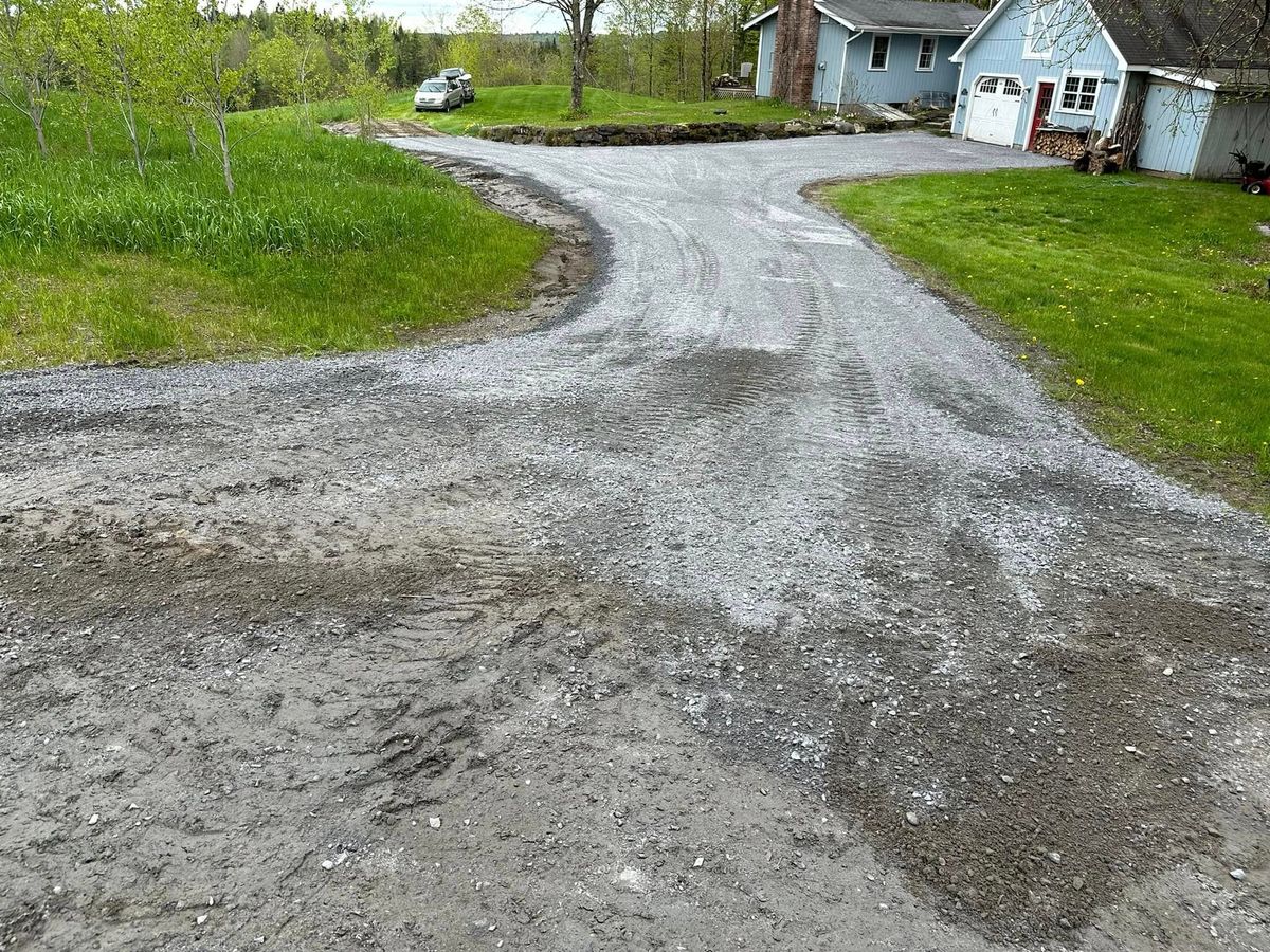 Property Grading for TBC Custom Trades in West Burke, VT