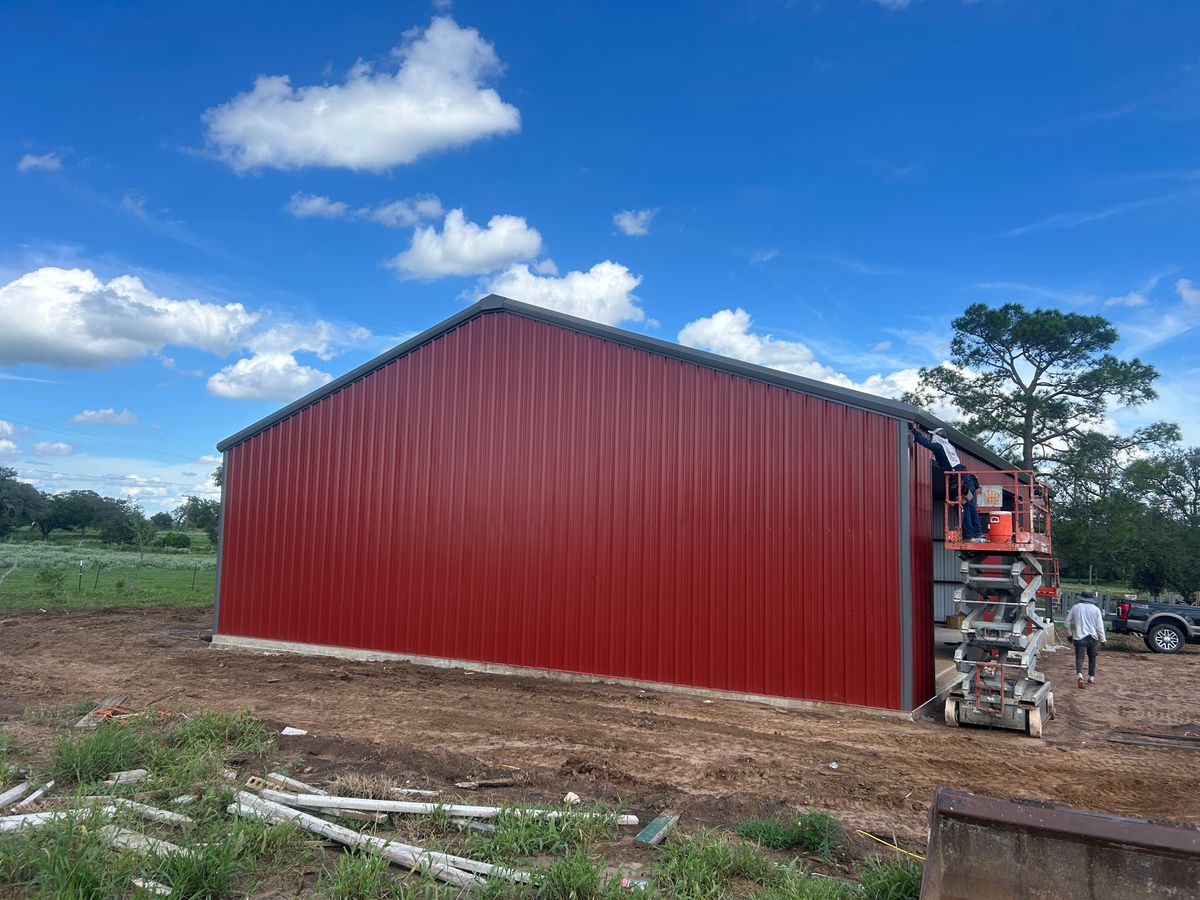 Pre-Engineered Metal Buildings for 292 Construction, LLC in Gonzales County, TX