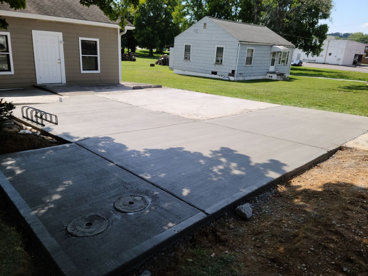 Concrete Slab Construction for AXC LLC in Knoxville, TN