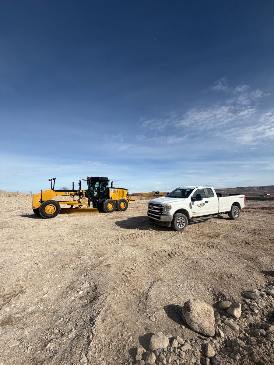 Leveling for Steed Trucking and Excavation in Rexburg, ID