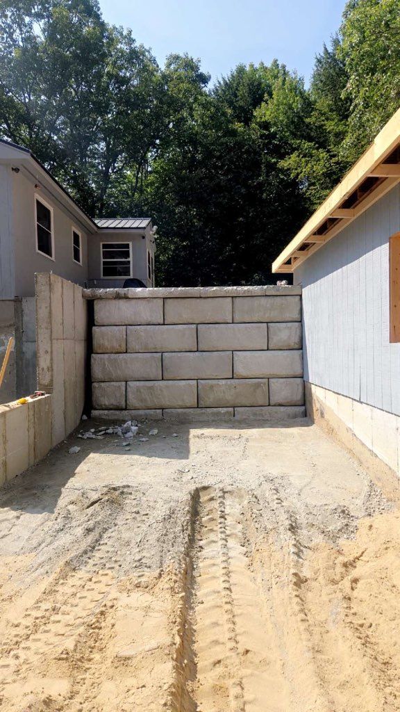 Retaining Walls for T&D Excavating LLC. in Madison, NH