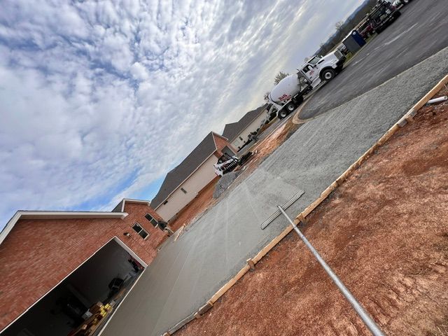 Concrete Slab Construction for A&J Concrete Service in Knoxville, TN