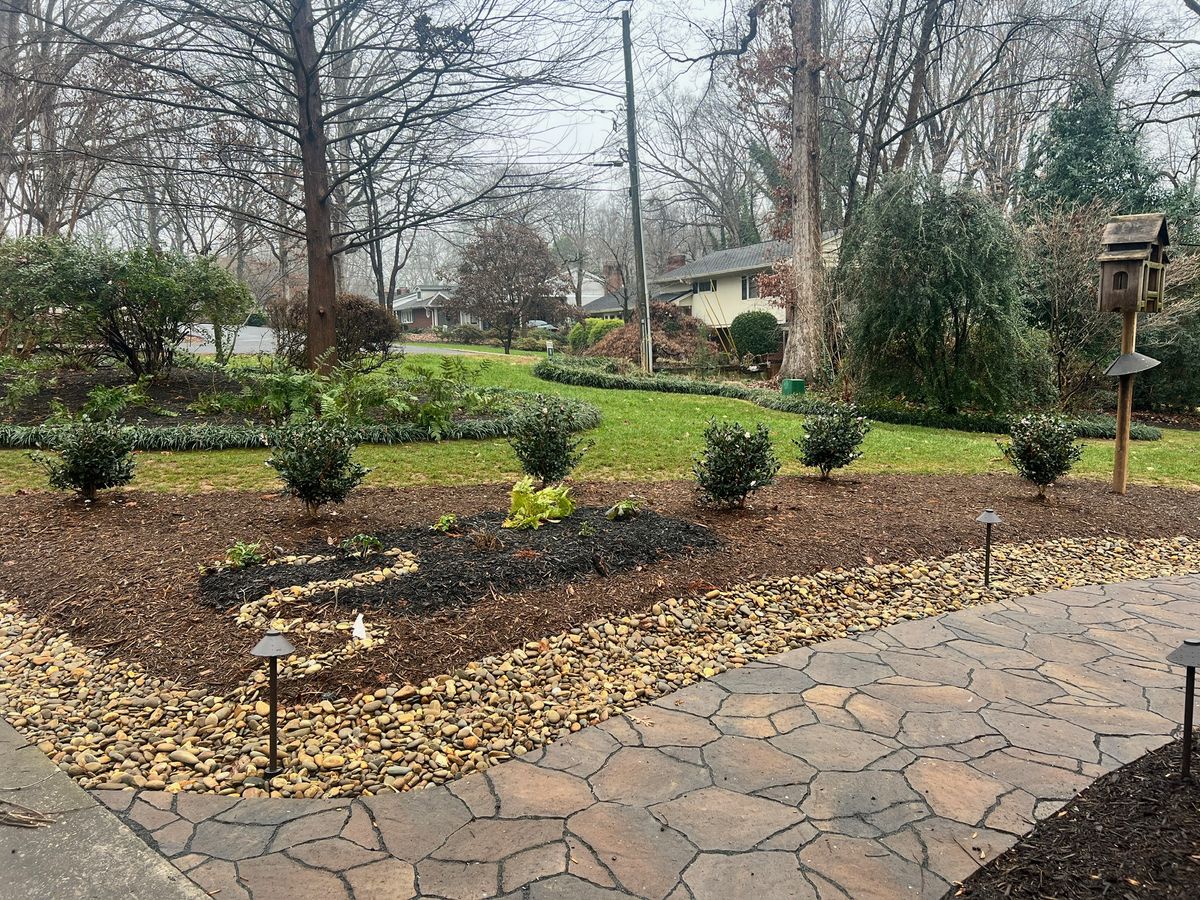 Mulch Installation for Massey Landscaping in Gastonia, NC