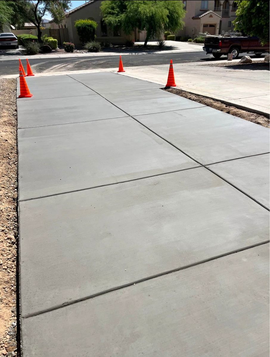 Concrete Installation for Longley Construction in Algodones, NM