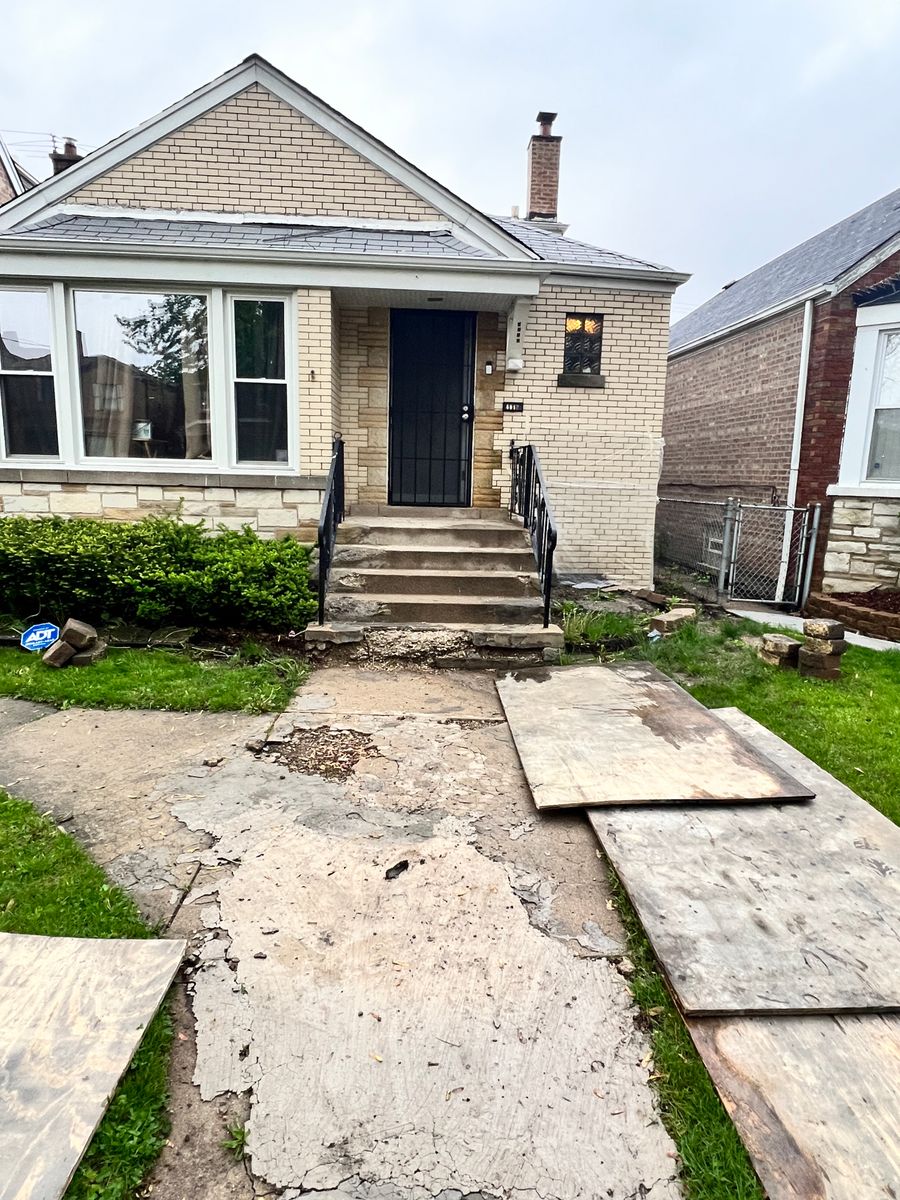 Concrete stairs for Onyx Concrete Contractors in Chicago, IL