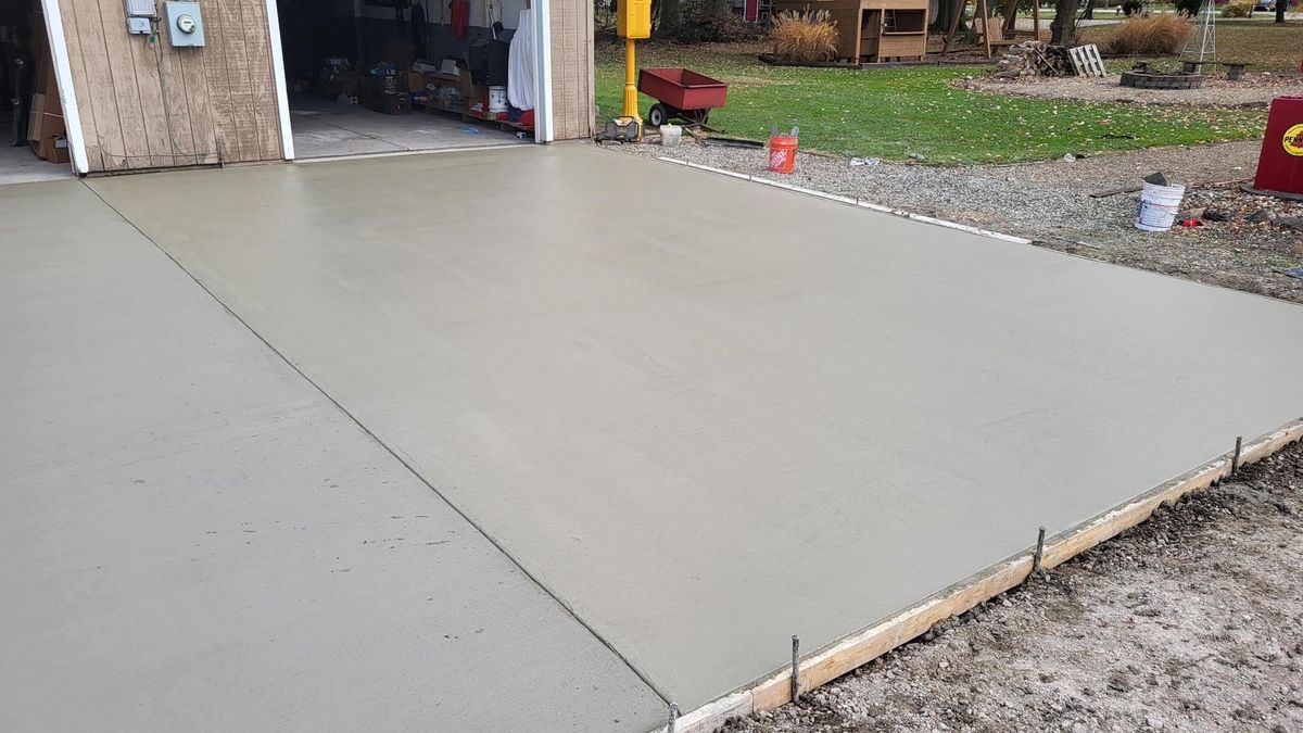 Driveway tear out and replacement for Concrete Pros, LLC in Lorain, OH