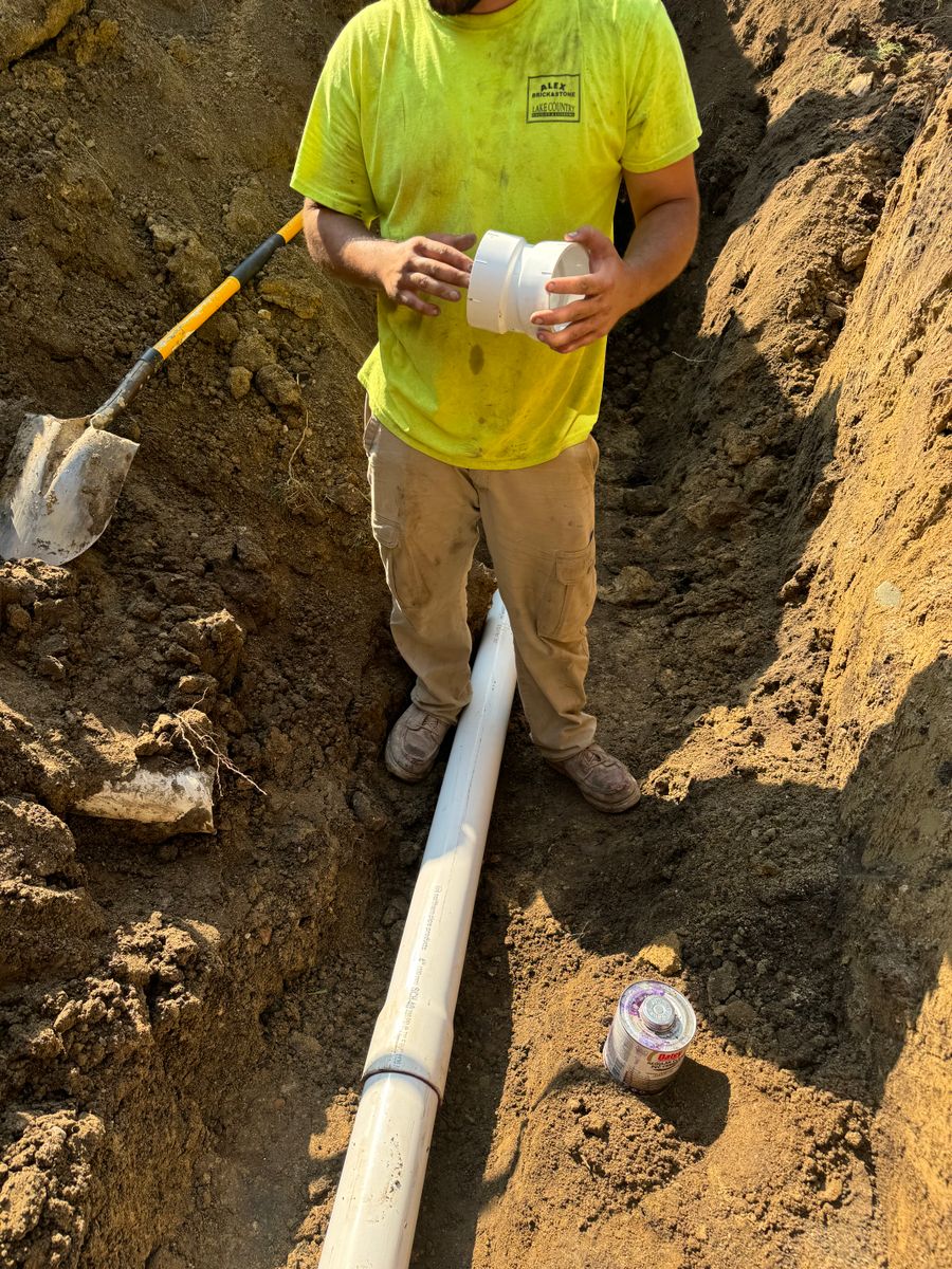 Sewer & Water Lines for NXT LVL Excavating in New London, MN