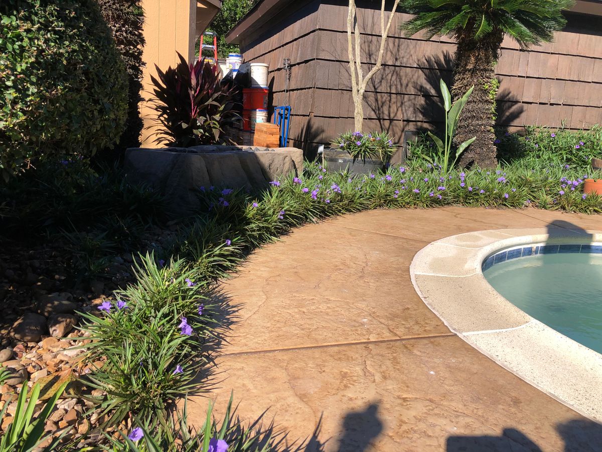 Pool Remodels for Texas Curb N Borders in Houston, TX