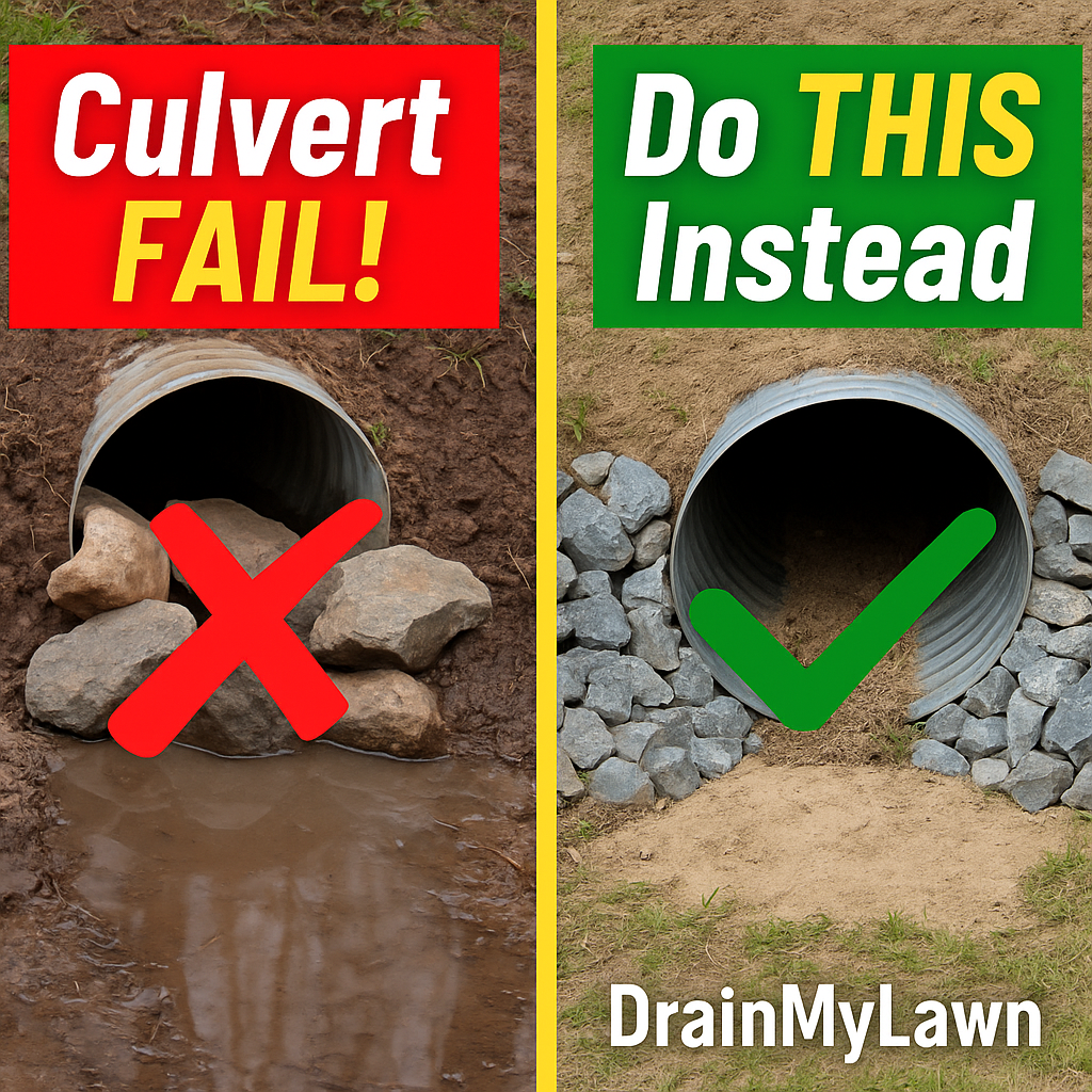 Culverts for Drain My lawn in Charlotte, NC