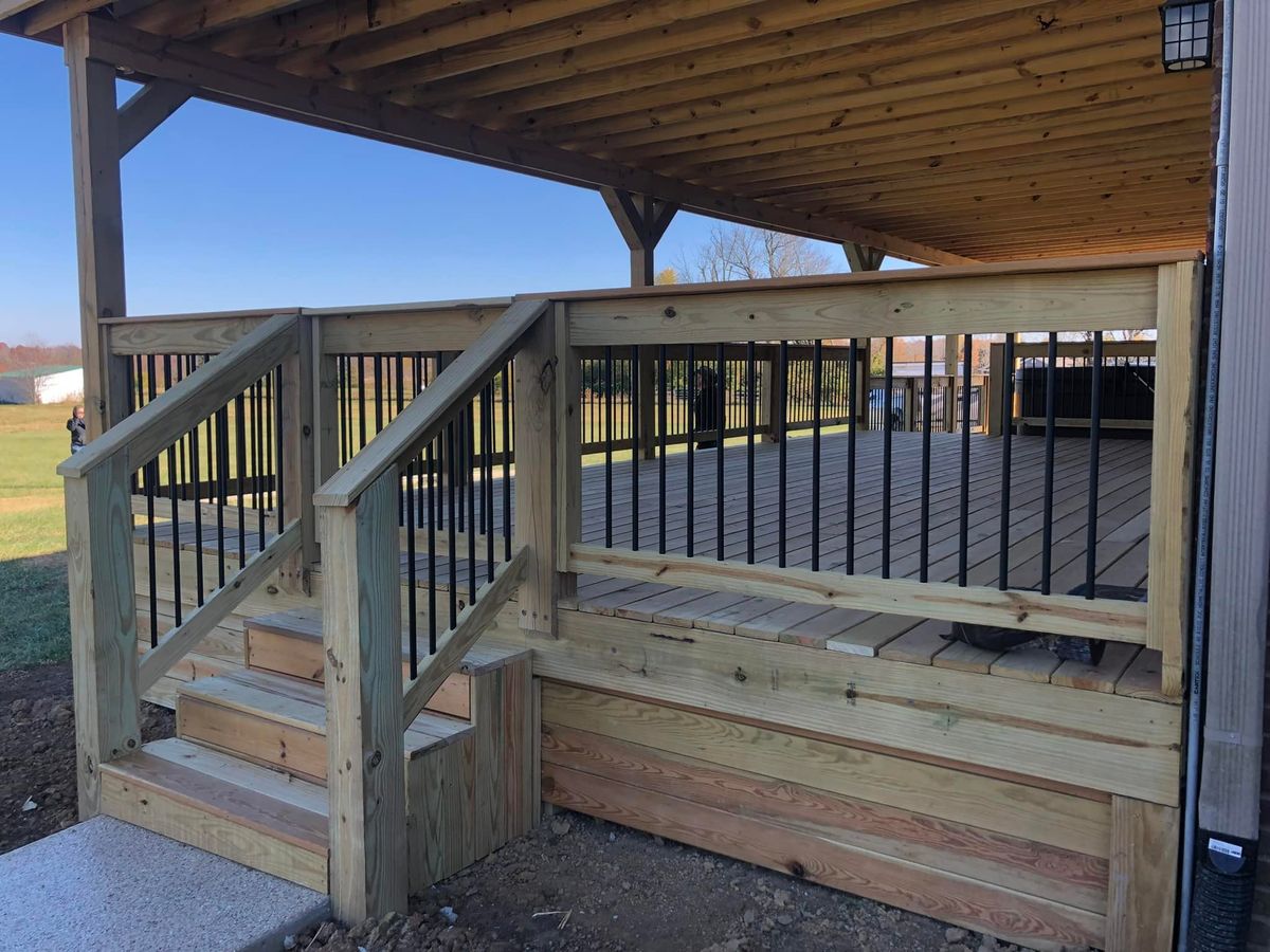 Deck & Patio Installation for RK Kollins Construction, inc. in Lawrenceburg, KY