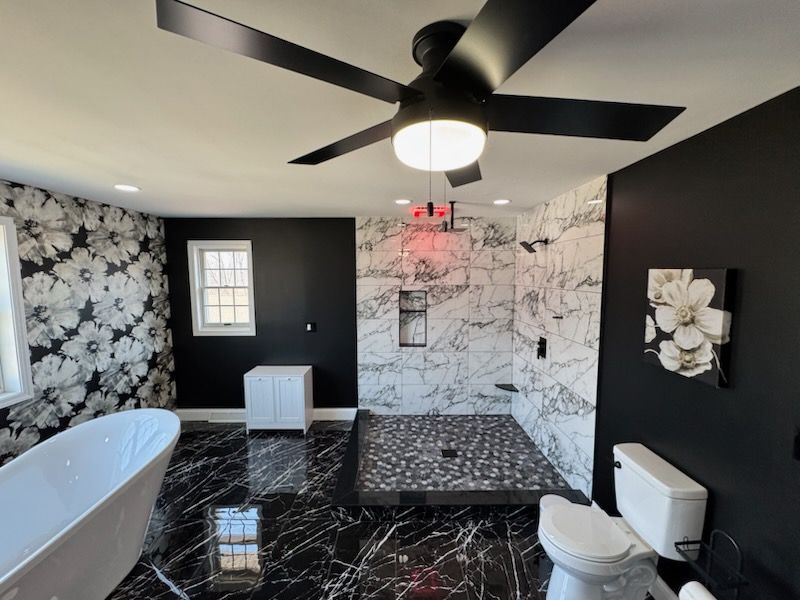 Custom Showers for Down Home Contracting in Beaver County, PA