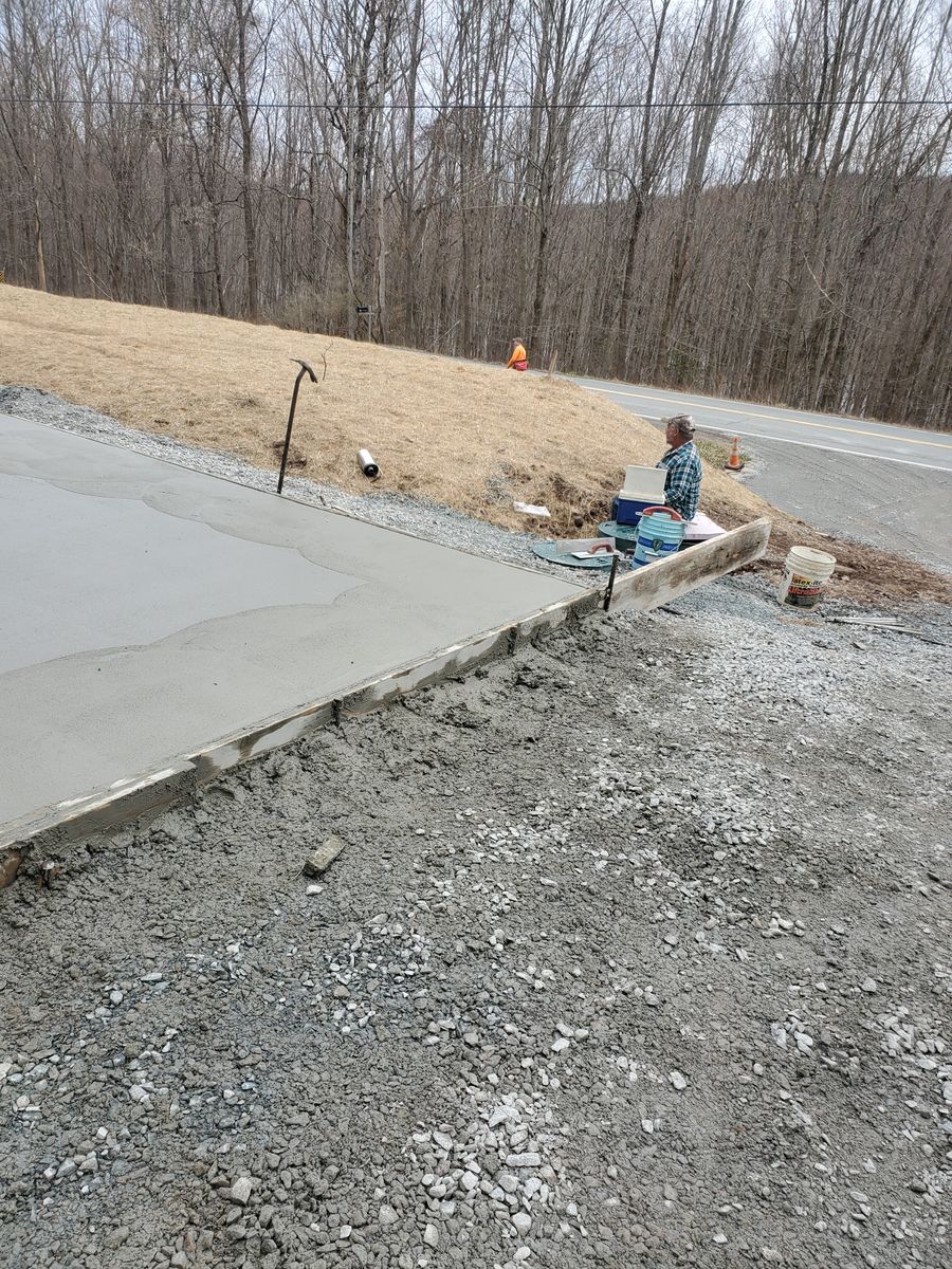 Concrete for R McK Excavating in Lake Ariel, PA