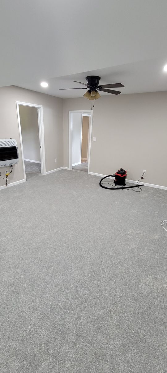 Basement Renovation for Middle Man Construction in Fall Branch, TN