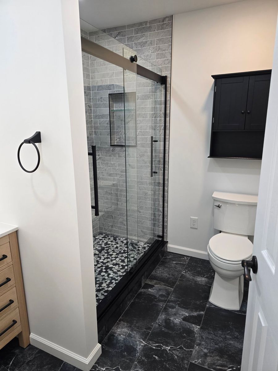 Bathroom Renovation for Plum Line Contracting in Martinsville, NJ