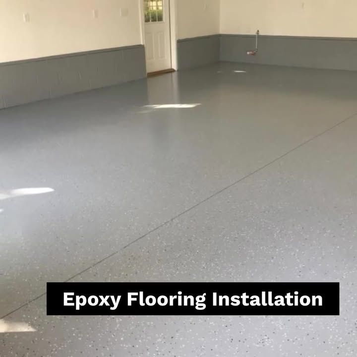 Epoxy Flooring Installation for JD’s Professional Painting Services in Beaufort, NC