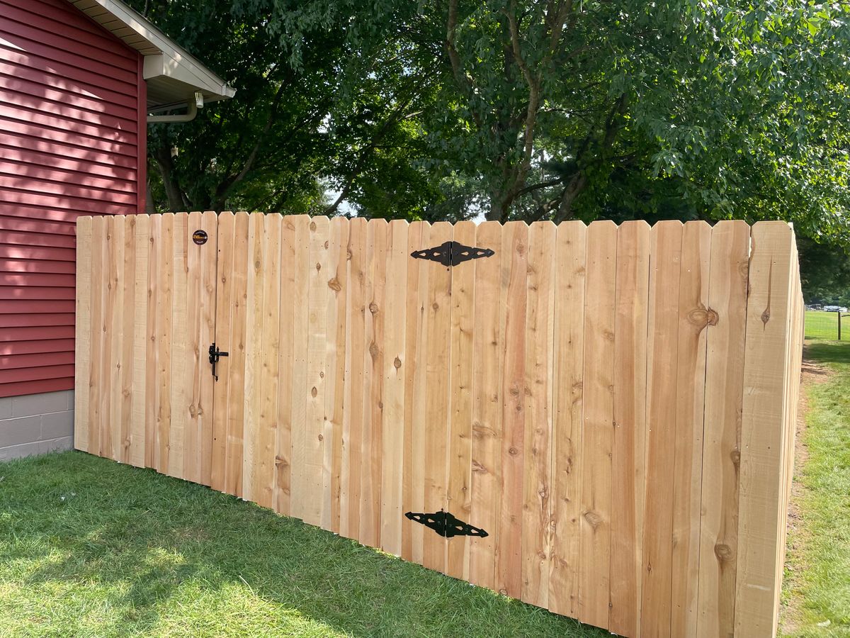 Fence Installation for TMF Services in Lapeer County, MI