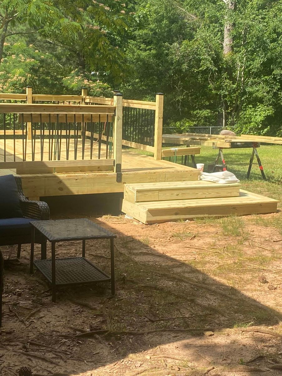 Deck and Patio Construction for For My Kids Construction and Cleaning LLC in Carrolton, GA