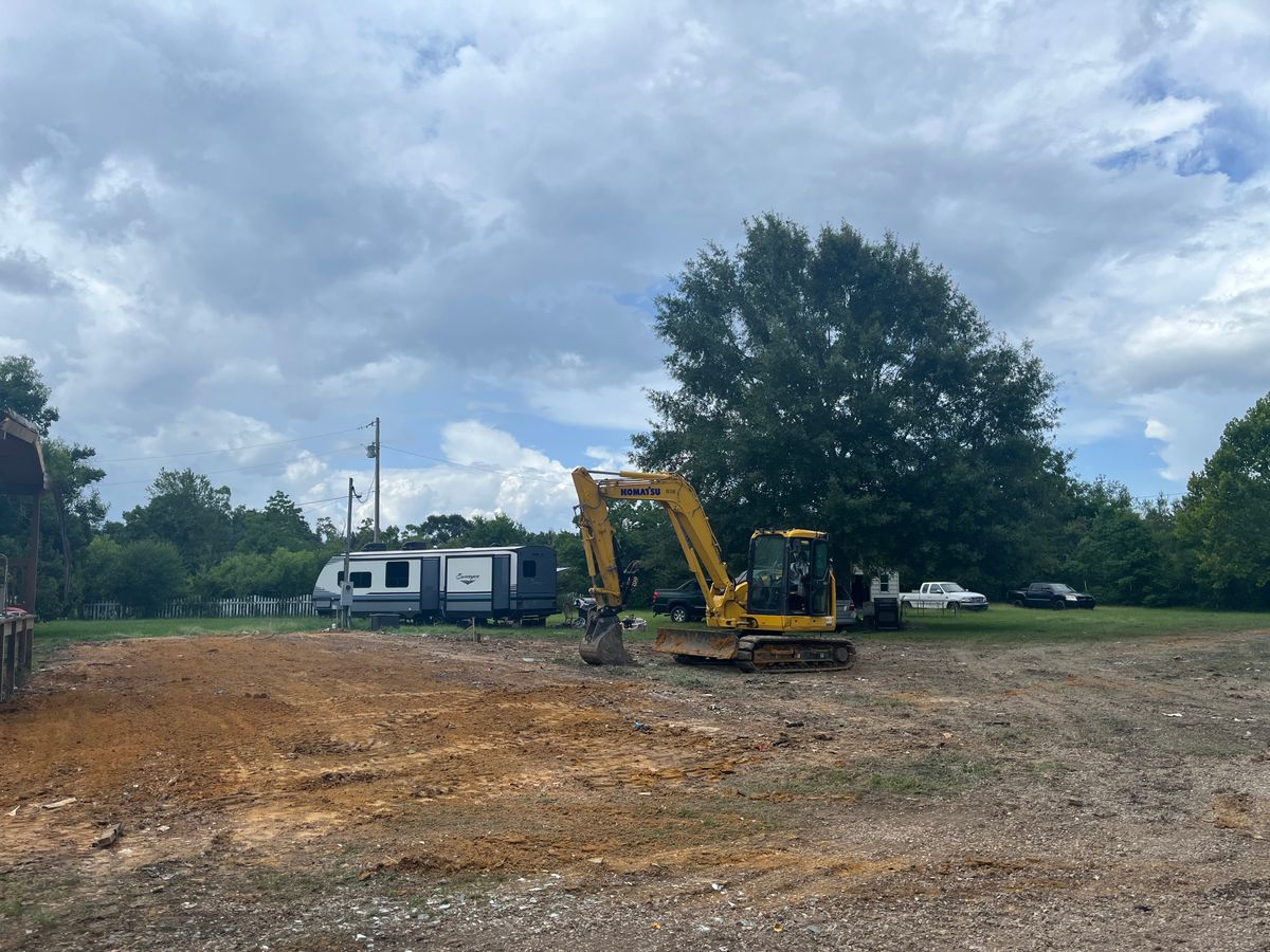 Dirt Work for Gonzales Construction in Picayune, MS