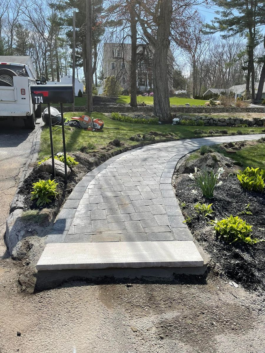 Walkway Installation for Tk Construction in Gloucester, MA