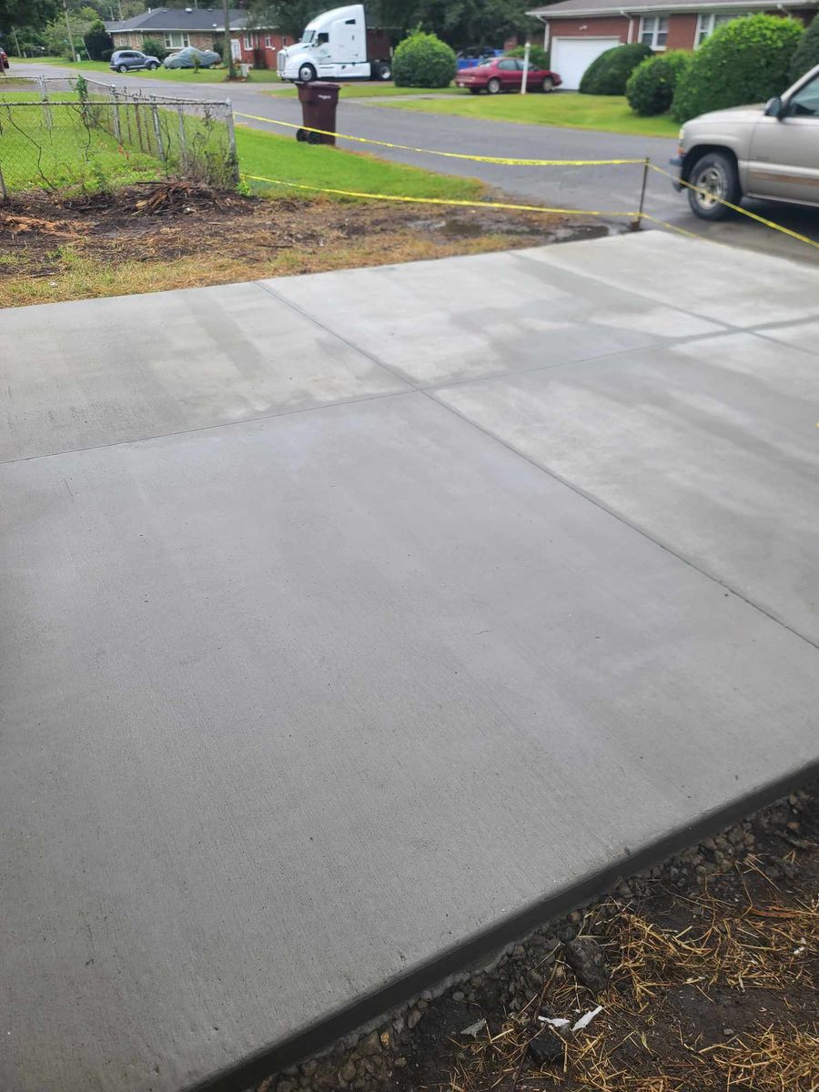 Concrete Installation for Alpine Acquisitions in Virginia Beach, VA