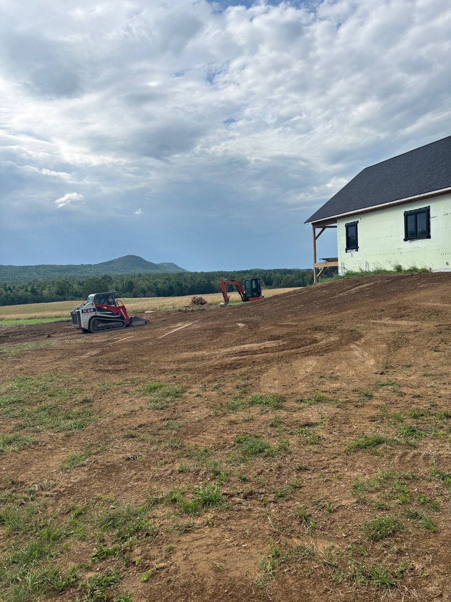 Grading Work for Sweetser Excavation LLC in Presque isle, ME