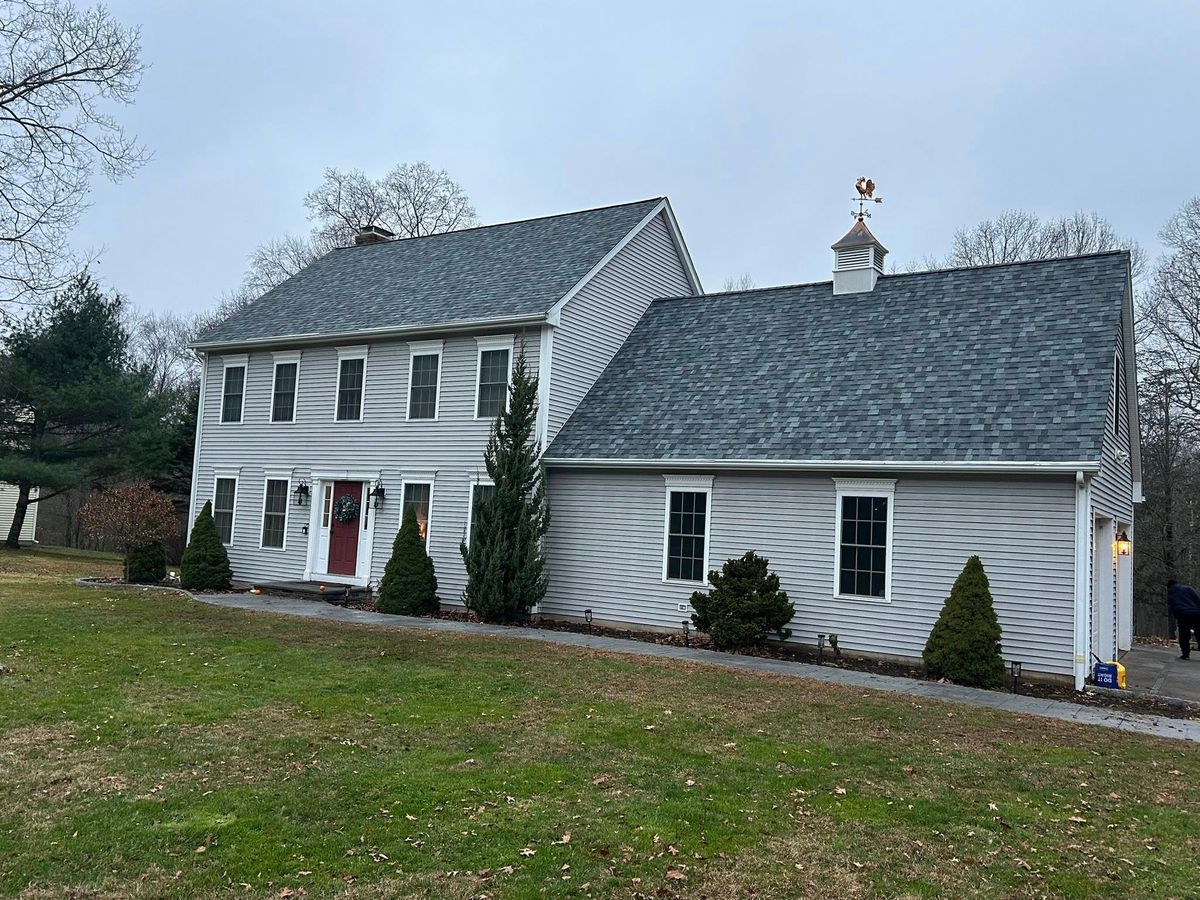 Roofing installation for CT Eastern Builders in Stafford, CT