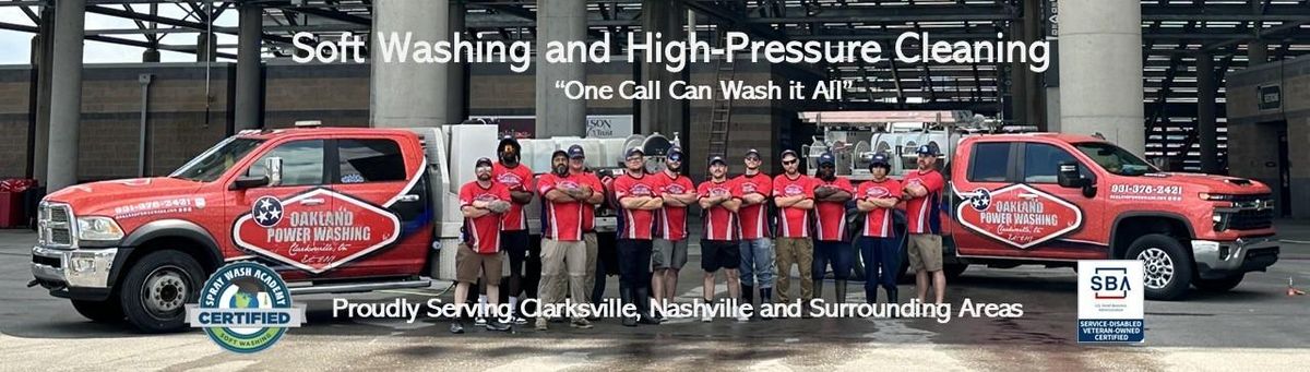 Commercial Pressure Washing for Oakland Power Washing in Clarksville, TN