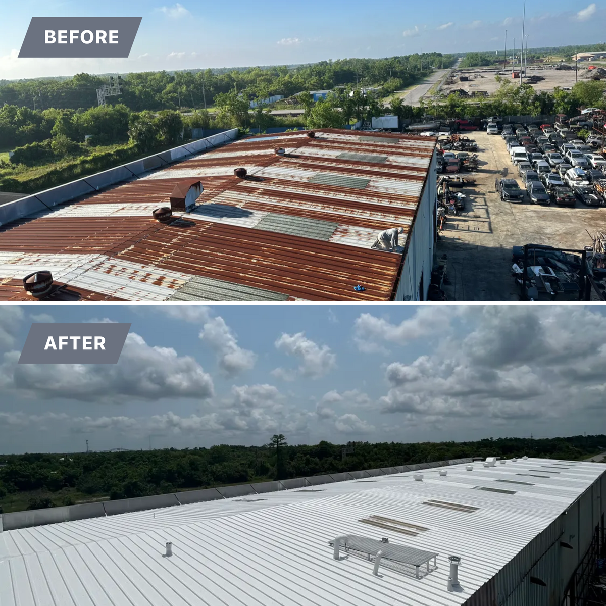 Metal Roof Restoration System for Hyper Roofing LLC in Loxley, AL