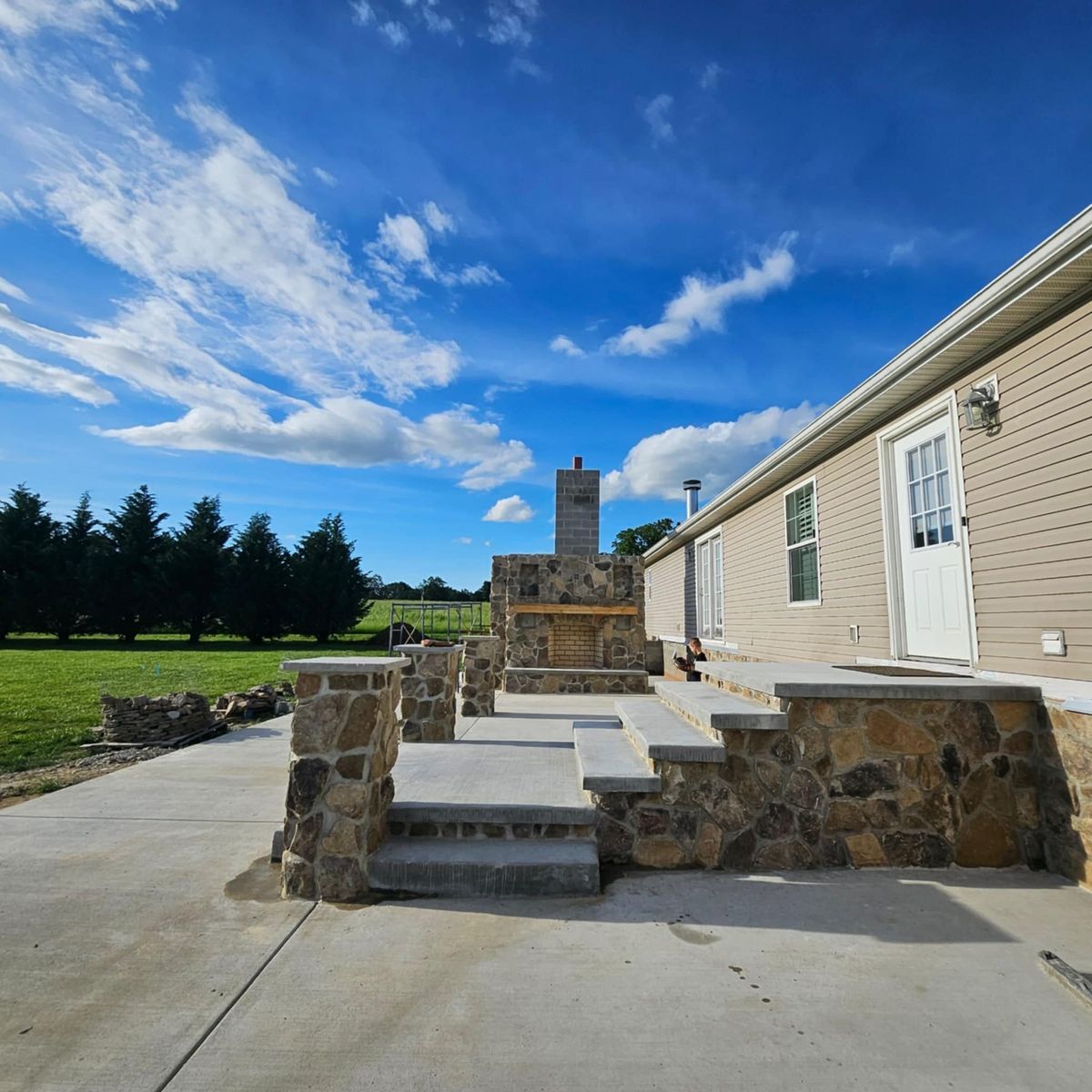 Masonry for Miilan Construction in Boonville, NC