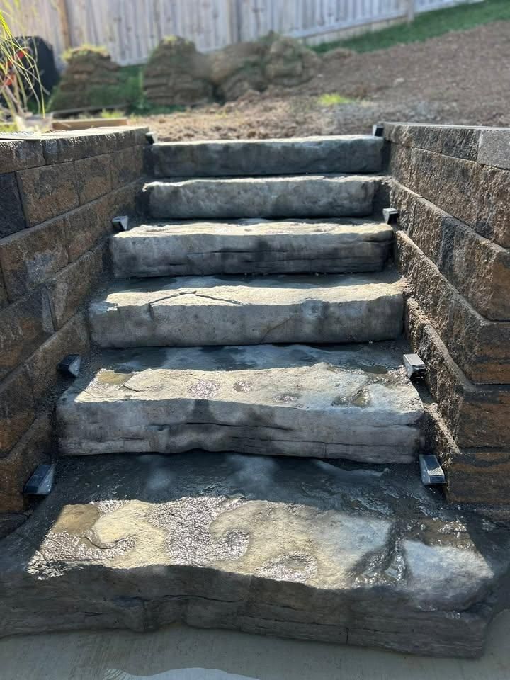 Retaining Walls for Dust Till Dawn Lawn in London, Kentucky