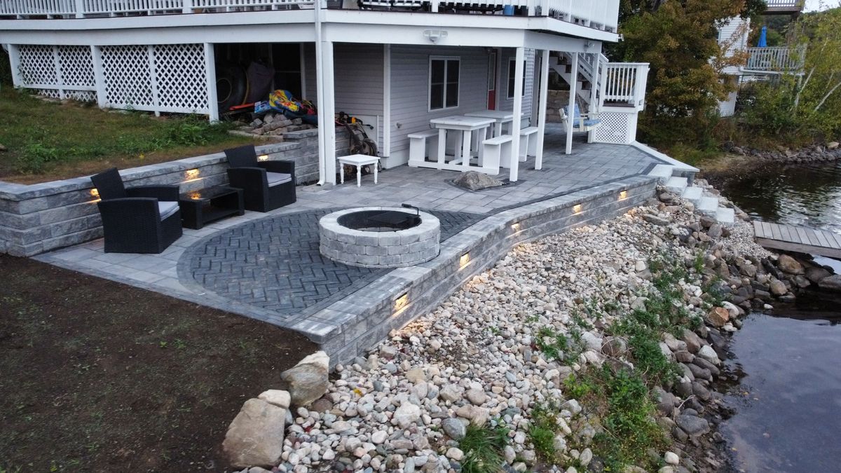 Fire Pits for Shawn's Landscaping in Mendon, MA